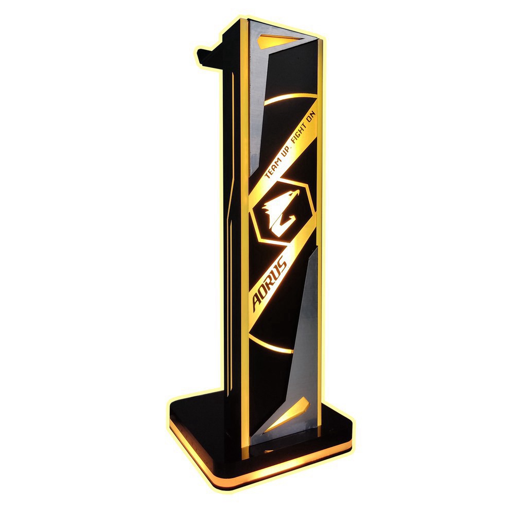 Giá treo tai nghe Gaming Logo Aorus Pro Led RGB | BigBuy360 - bigbuy360.vn