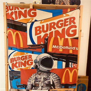 Mcdonald'S Tấm Vải Che Phủ Tv Hình Phi Hành Gia Xinh Xắn