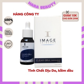 Image Skincare Clear Cell Restoring Serum Oil Free Tinh Chất Dịu Da, kiềm dầu, xử lý triệt để ổ mụn