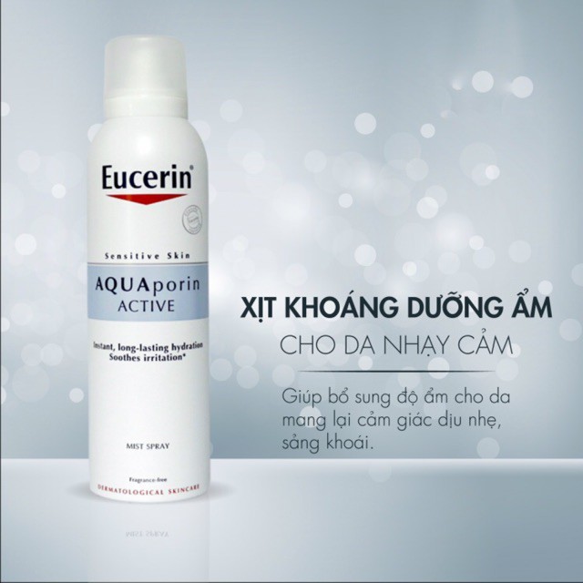 EUCERIN Xịt Dưỡng Ẩm Chống Lão Hóa Eucerin Aquaporin Active 150ml