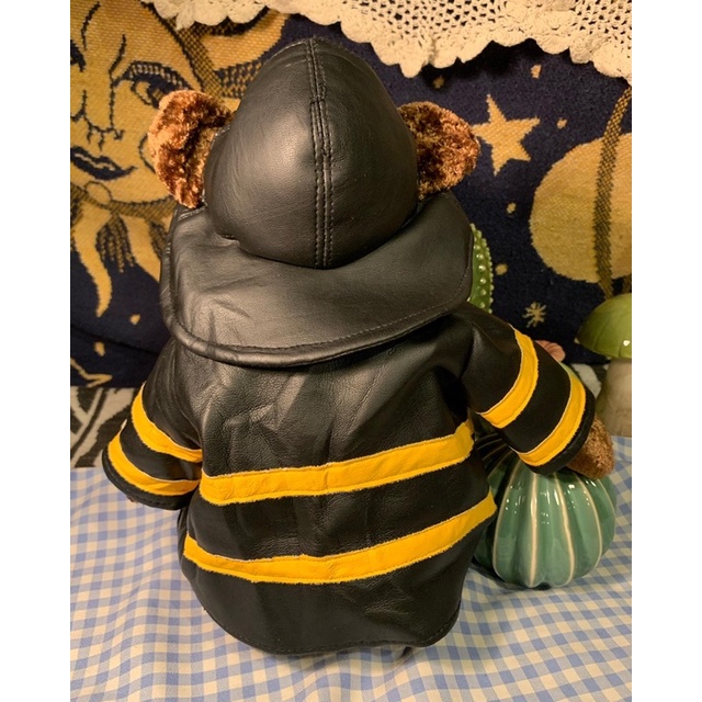 Gấu bông teddy bear vintage lính cứu hoả usa - thú nhồi bông đồ chơi dễ thương phong cách Âu mỹ