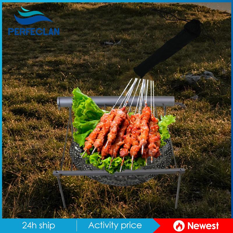 Vỉ Nướng BBQ Bằng Thép Không Gỉ Tiện Dụng Khi Đi Cắm Trại