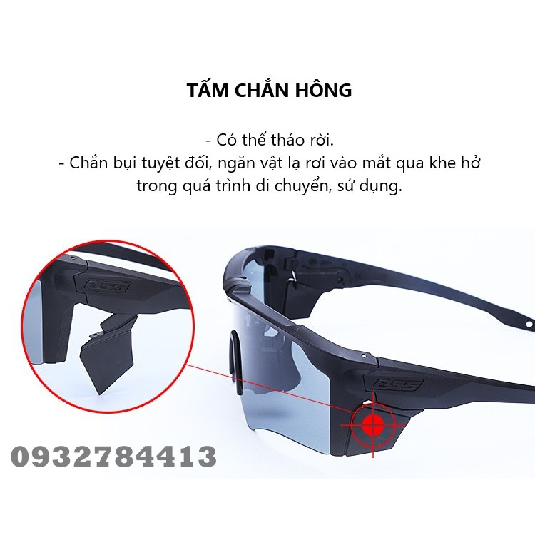 Mắt kính lính nhiều tròng Crossbow AF có gọng cận | BigBuy360 - bigbuy360.vn