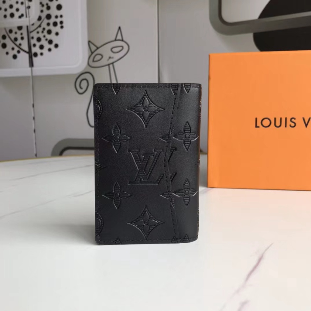 Sẵn sàng giao hàng Hộp đựng thẻ ví nam mới của Louis Vuitton LV có hộp M62899