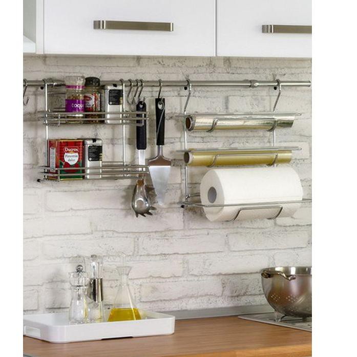 Giá Đỡ Ly Bằng Sắt Màu Bạc Tiện Dụng Cho Nhà Bếp | BigBuy360 - bigbuy360.vn