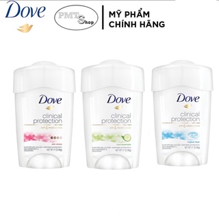 Lăn sáp khử mùi nữ Dove Clinical Protection 48g Cool Essentials , Original Clean , Skin Renew