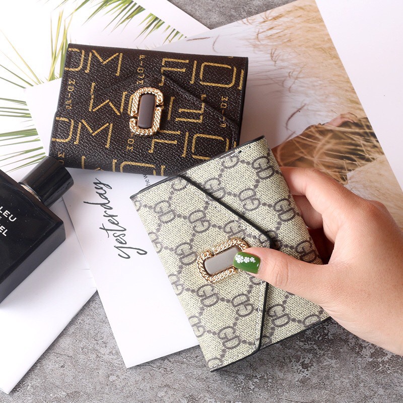 Ví Ngắn Nữ Cao Cấp FOREVER YOUNG Đính Ngọc G Sang Chảnh