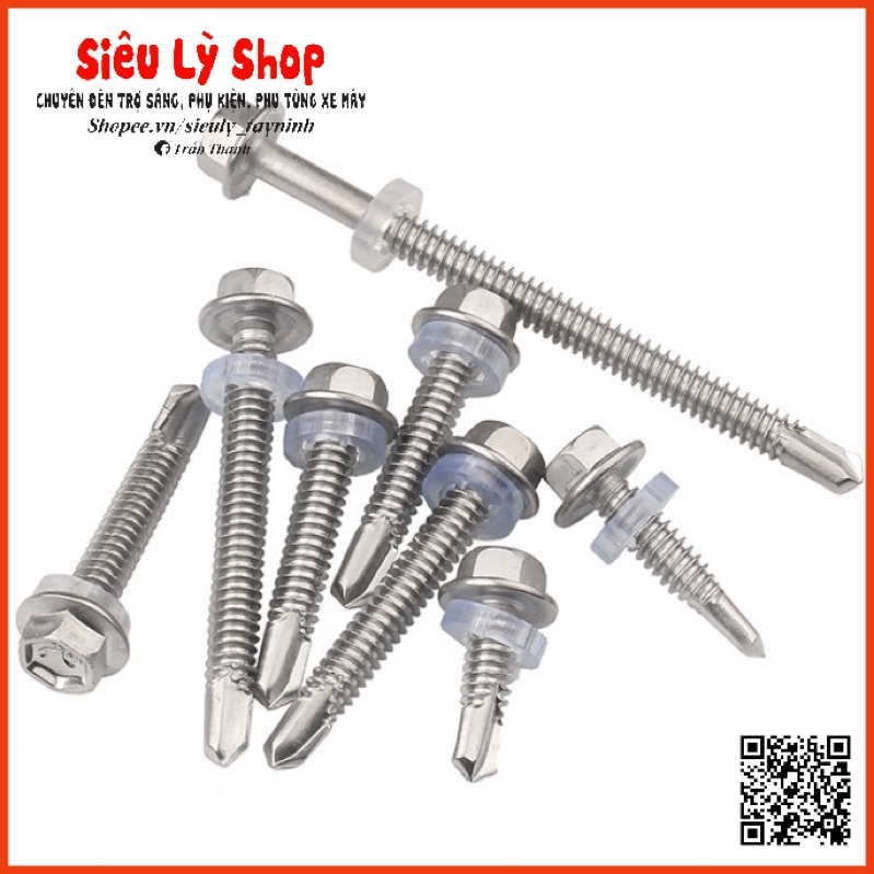 Set 20 Vít Tôn INOX 410 Độ dài từ 25mm -50mm
