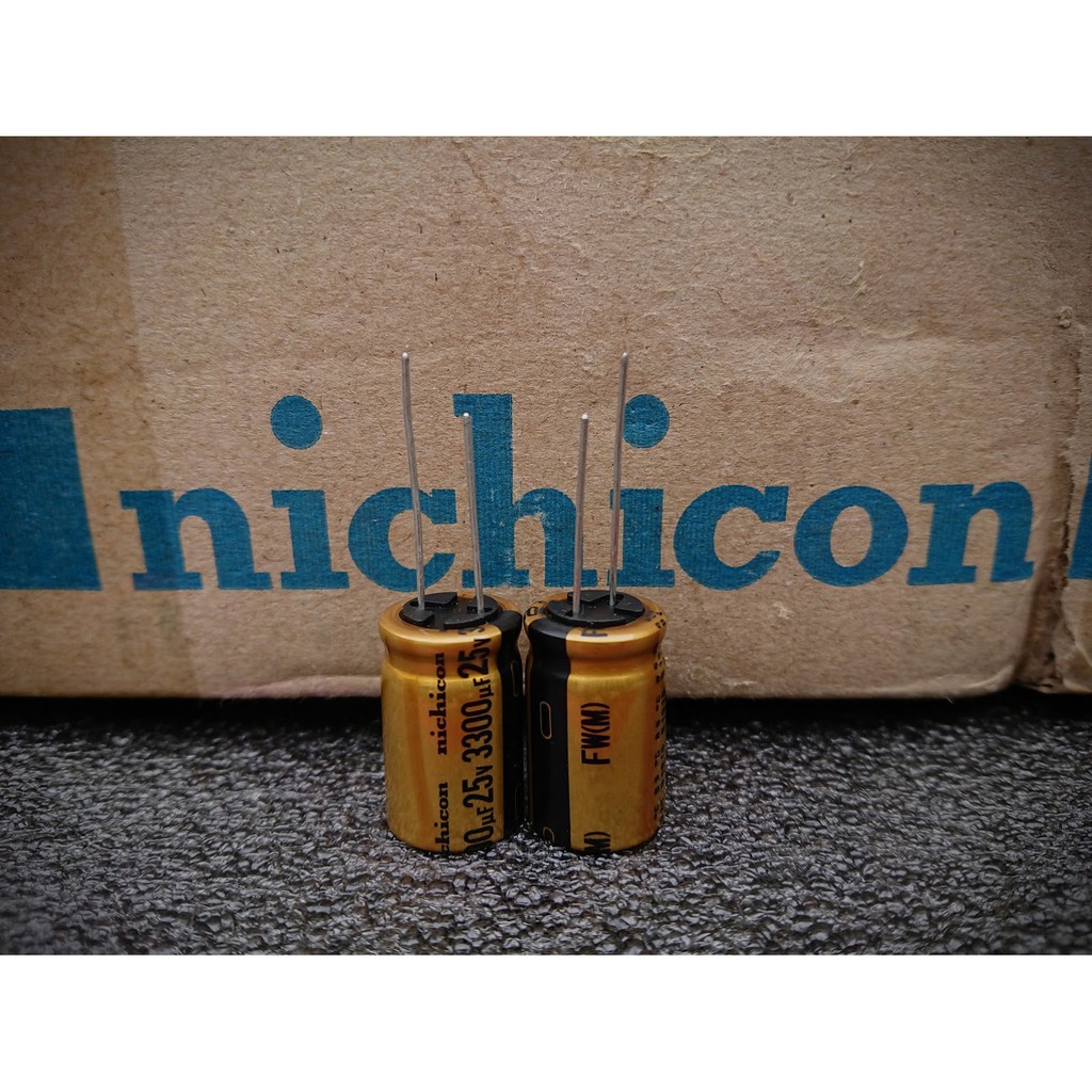 3300uF 25V Tụ điện Nichicon FW 16mm*25mm