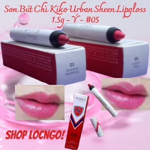 Son Bút Chì Kiko Urban Sheen Lipgloss 1.5g - Ý (Hàng xách tay từ Đức về) by Shop LocNgo