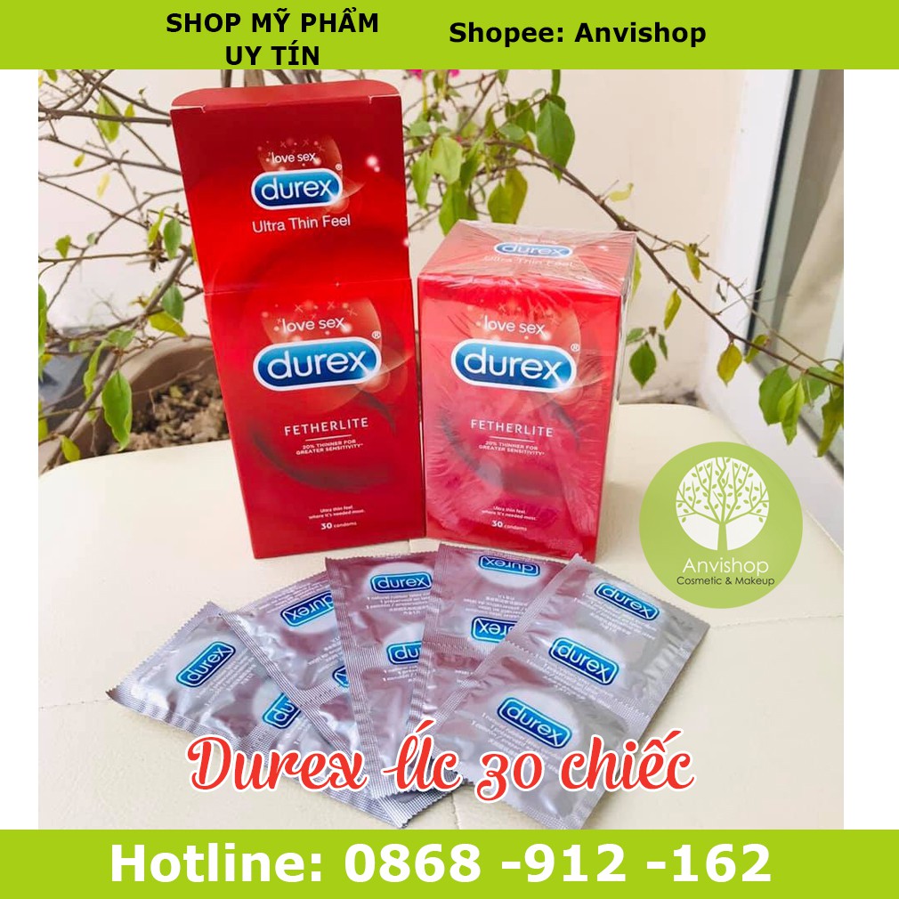 Bao cao su Durex Úc 30 chiếc - bcs durex úc