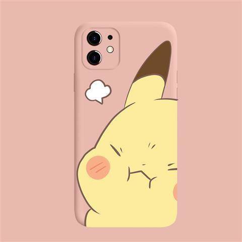 Cặp điện thoại di động cặp đôi hoạt hình dễ thương mới trí thun ngắn tay