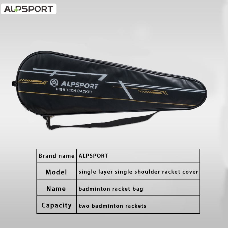 Alpsport Túi Đựng 2 Vợt Cầu Lông Thể Thao Dành Cho Người Lớn Và Trẻ Em kawasakibadminton
