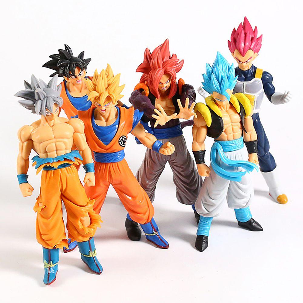 Bộ 6 Mô Hình Nhân Vật Hoạt Hình Dragon Ball Monkey King Goku REBUY1