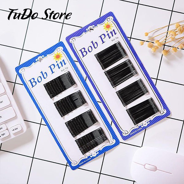 Vỉ kẹp tăm Bob pin, Ghim Tăm Kẹp Tóc tiện lợi cho nữ P02