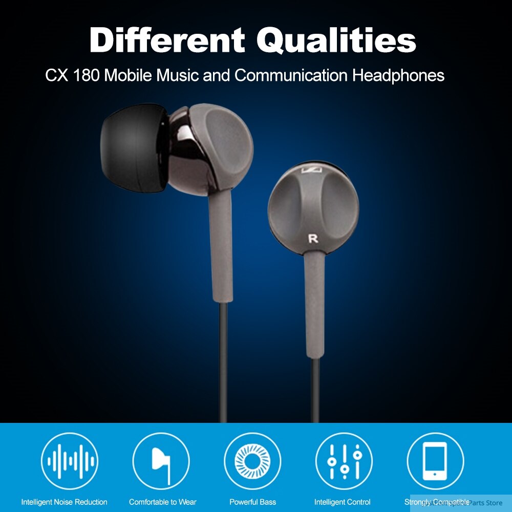 Tai Nghe Thể Thao Có Dây 3.5mm Sennheiser Cx180