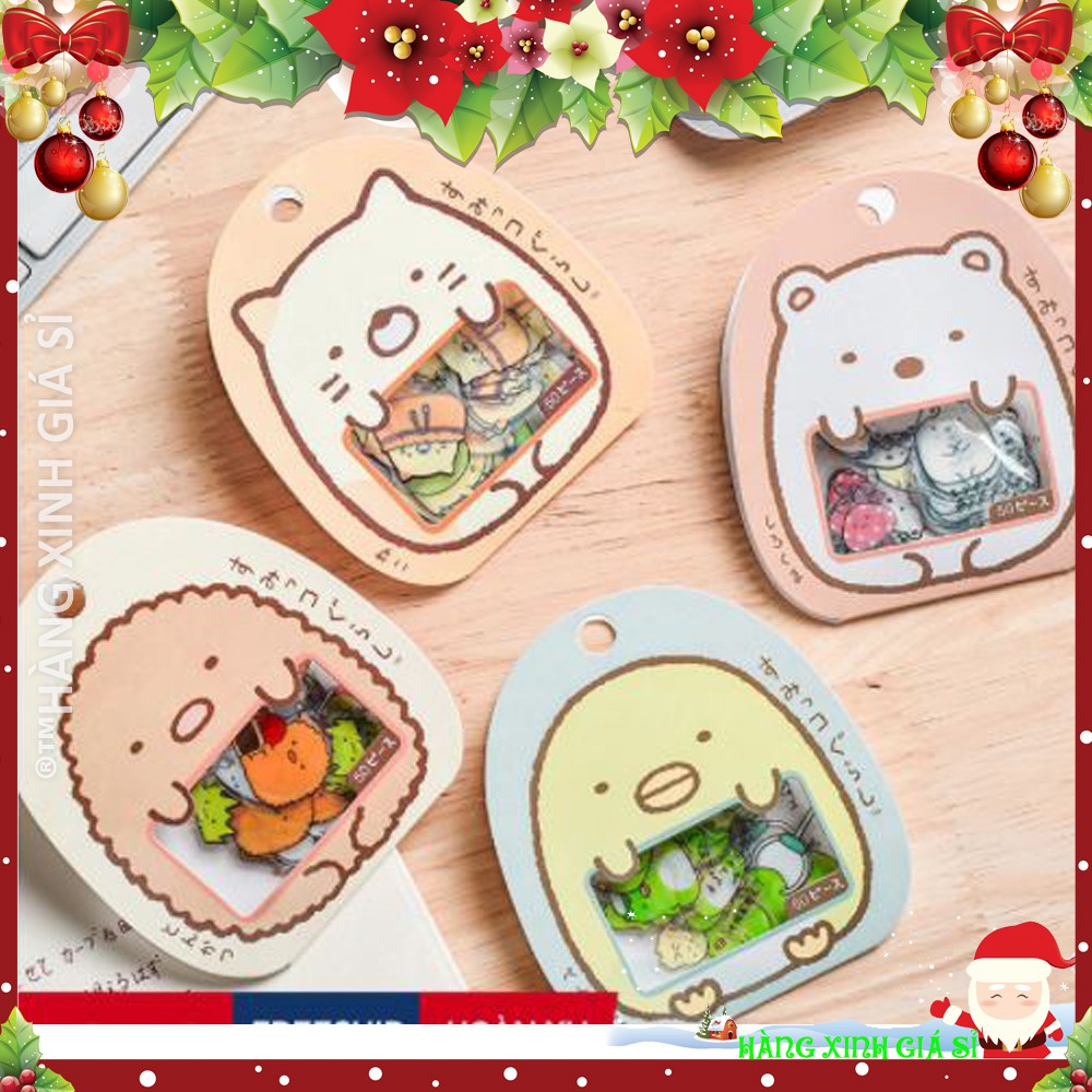 Sticker molang siêu xinh gói 50 miếng