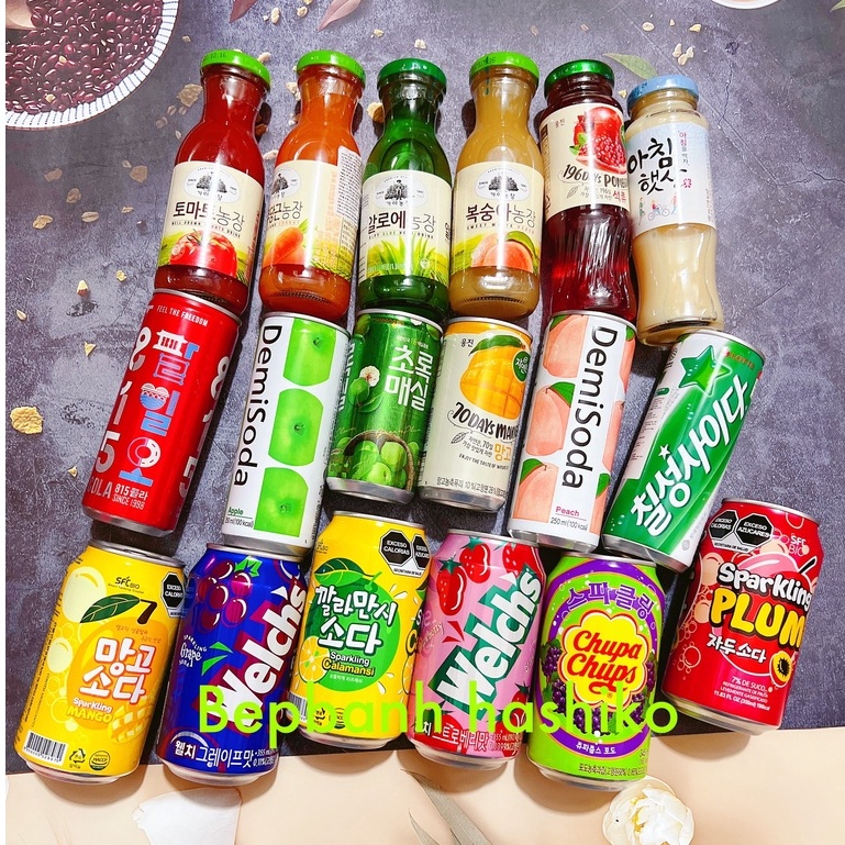 NƯỚC UỐNG VỊ TRÁI CÂY HÀN QUỐC