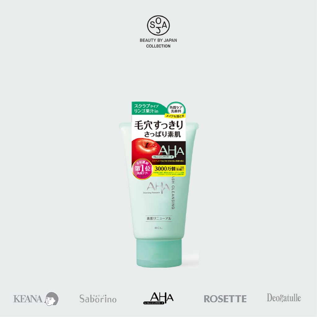 Sữa rửa mặt Aha từ trái cây Cleansing Research Wash Cleansing B giúp làm sạch mọi bụi bẩn, bã nhờn 120g - 4515061042150