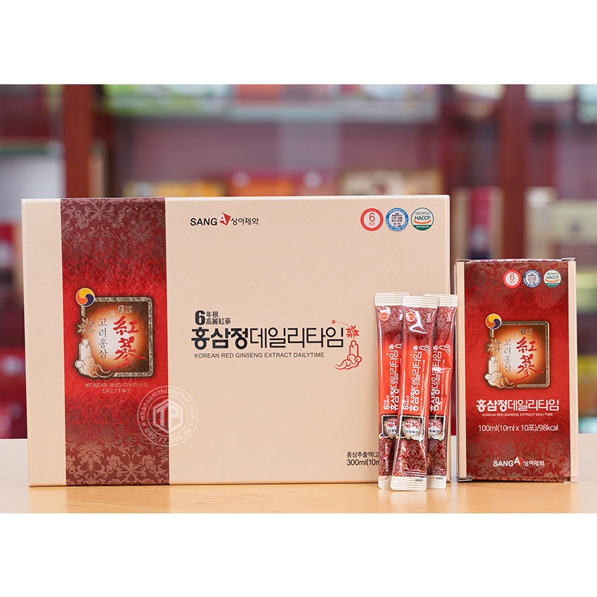 Nước hồng sâm cho người lớn Sanga Hàn Quốc - Hộp 30gói