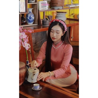 Mấn Tóc Đôi Đính Hoa Cổ Điển - Chính Hãng NHÀ HOA