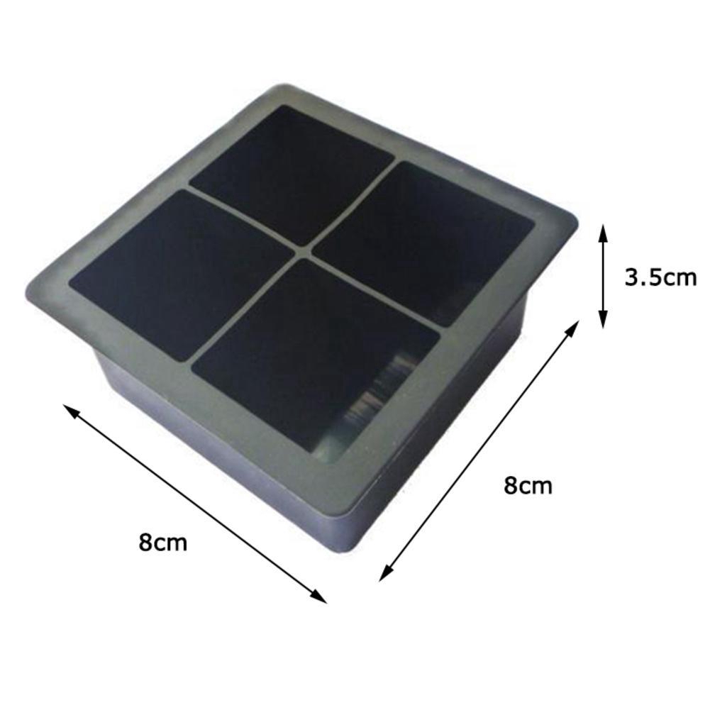 Khay làm đá 4 ô vuông bằng silicon O1B6