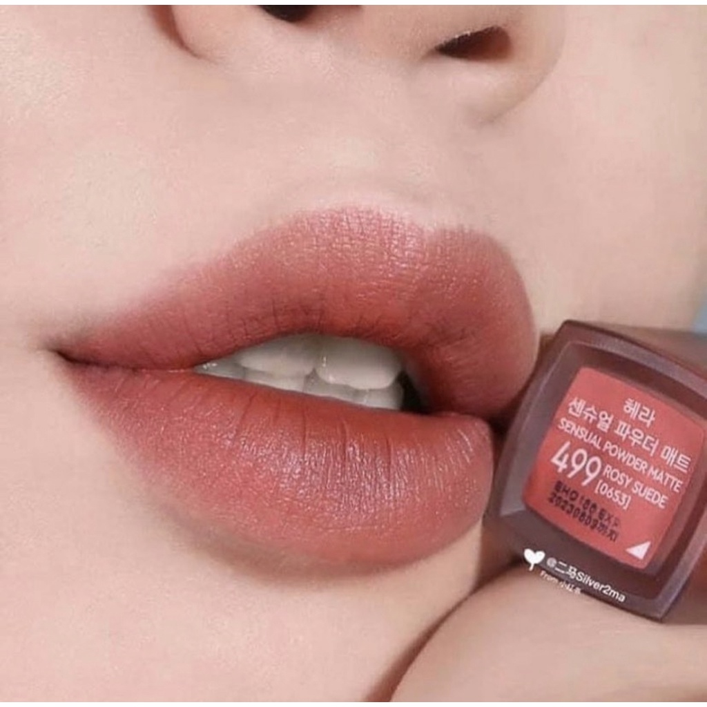 Son môi 𝐇𝐞𝐫𝐚 𝐒𝐞𝐧𝐬𝐮𝐚𝐥 𝐒𝐩𝐢𝐜𝐲 𝐍𝐮𝐝𝐞 𝐆𝐥𝐨𝐬𝐬 𝐦à𝐮 𝟒𝟔𝟐 499 xuất xứ Hàn Quốc, tông màu siêu xinh, chất son siêu mướt môi