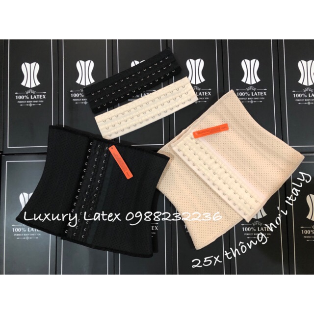 Đai Latex thông hơi 25 xương ( 2 loại 29cm và 25cm)