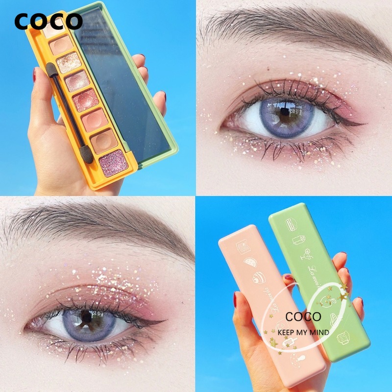 Lameila Horse Karon Bàn phím Finger Eye Shadow Tấm 8 Màu Matte Pearl Flash Trái đất Màu cao Gloss Bean Mud Mắt Trang điểm | BigBuy360 - bigbuy360.vn