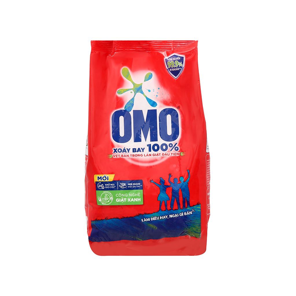 Bột giặt omo siêu sạch hệ bọt thông minh Gói 360gr - 800gr
