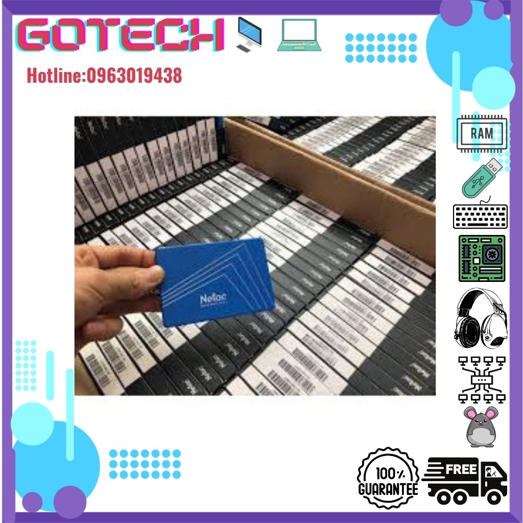 Ổ Cứng SSD Netac 120GB 128GB 256GB - Hàng Chính Hãng, Full Box, Bảo Hành 36 Tháng | BigBuy360 - bigbuy360.vn