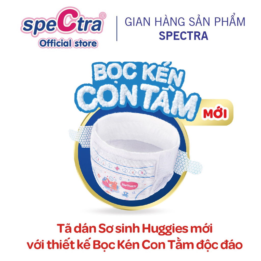 (Hàng tặng không bán) Tã dán Huggies size S56 - Quà tặng Spectra