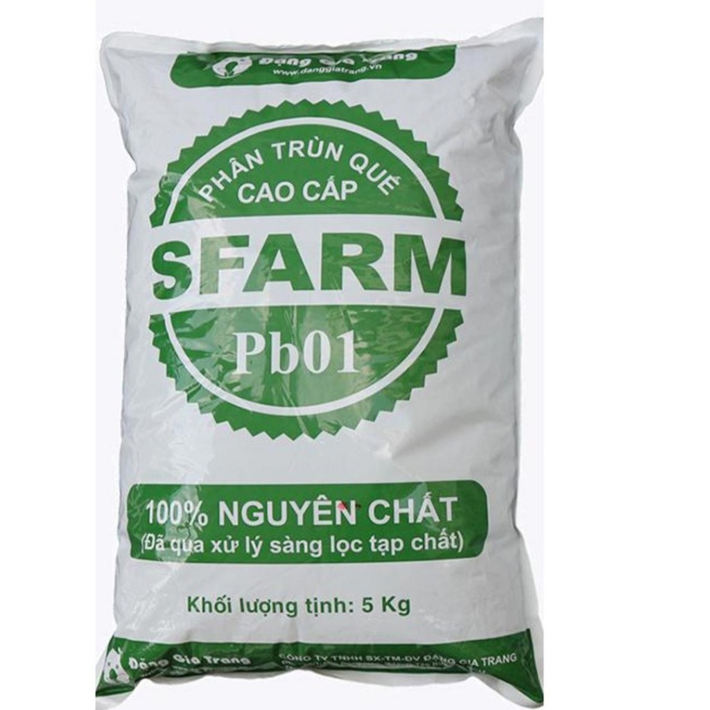 Phân Trùn Quế Cao Cấp Bịch 5kg