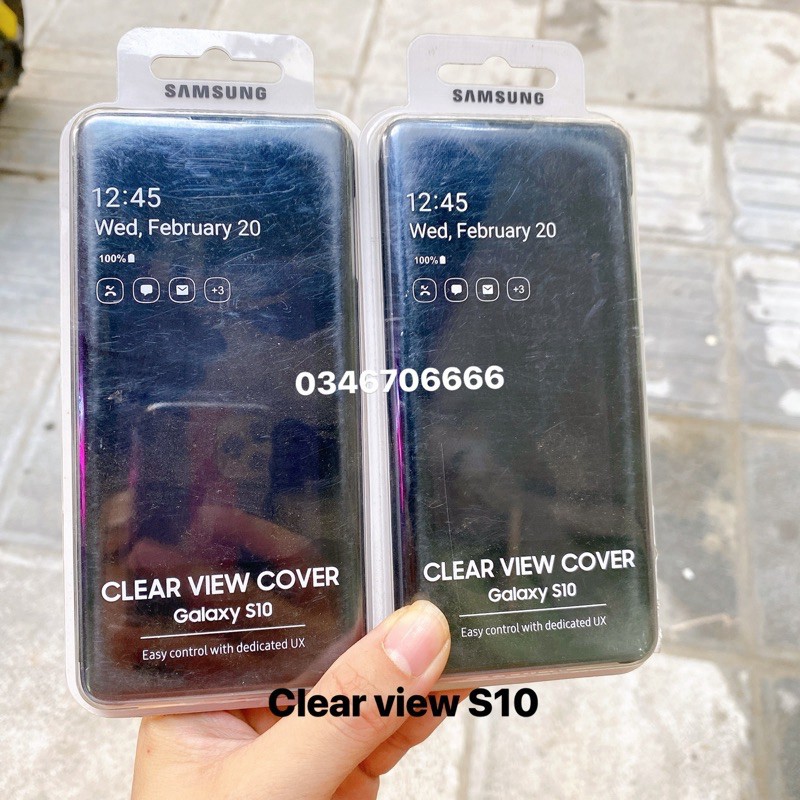 Bao da Clear View chính hãng Samsung S9+/S10/S10E ♥️♥️