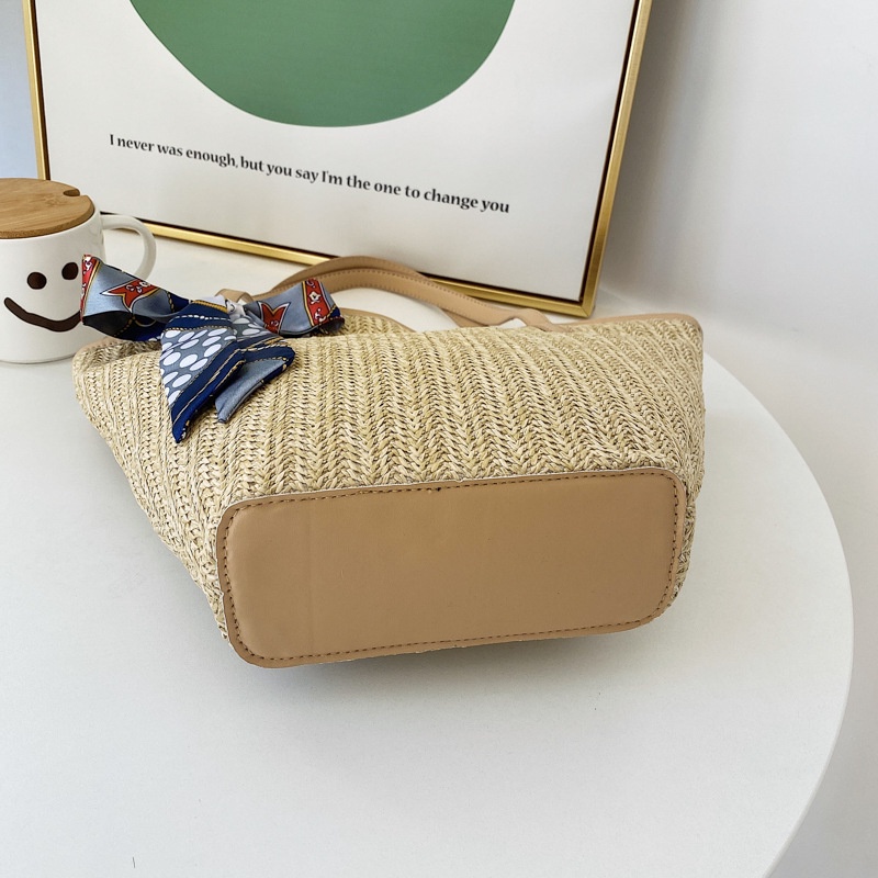 Túi Xách Đan Sợi Mây Cỡ Lớn Phong Cách Retro Thời Trang Mùa Hè