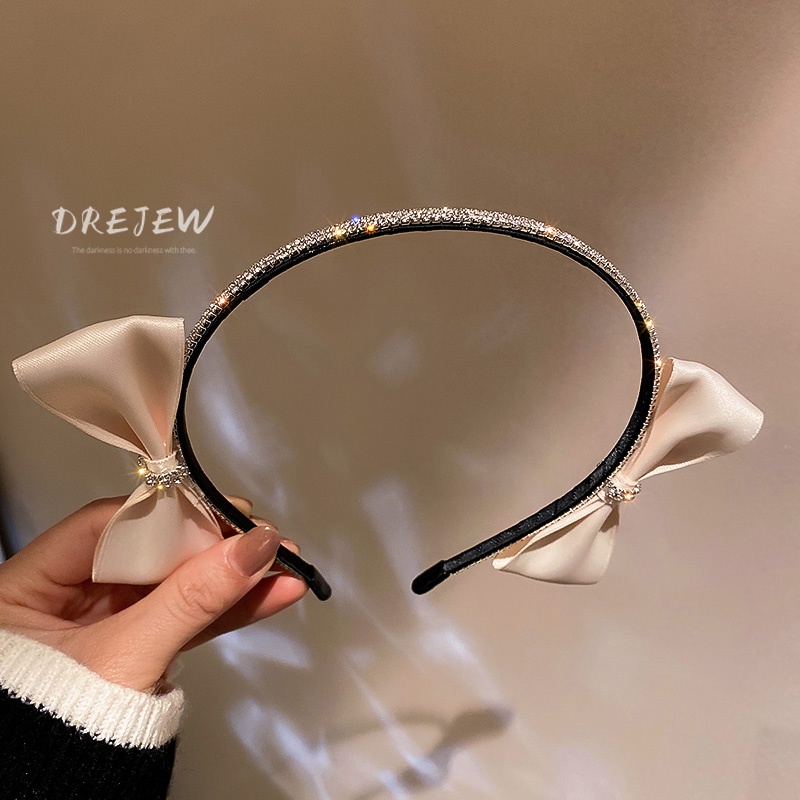 DREJEW Cài tóc đính đá phong cách Hàn Quốc thời trang cho nữ