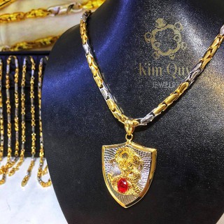 Dây chuyền nam bạc mạ vàng phiên bản Khá Bảnh D05