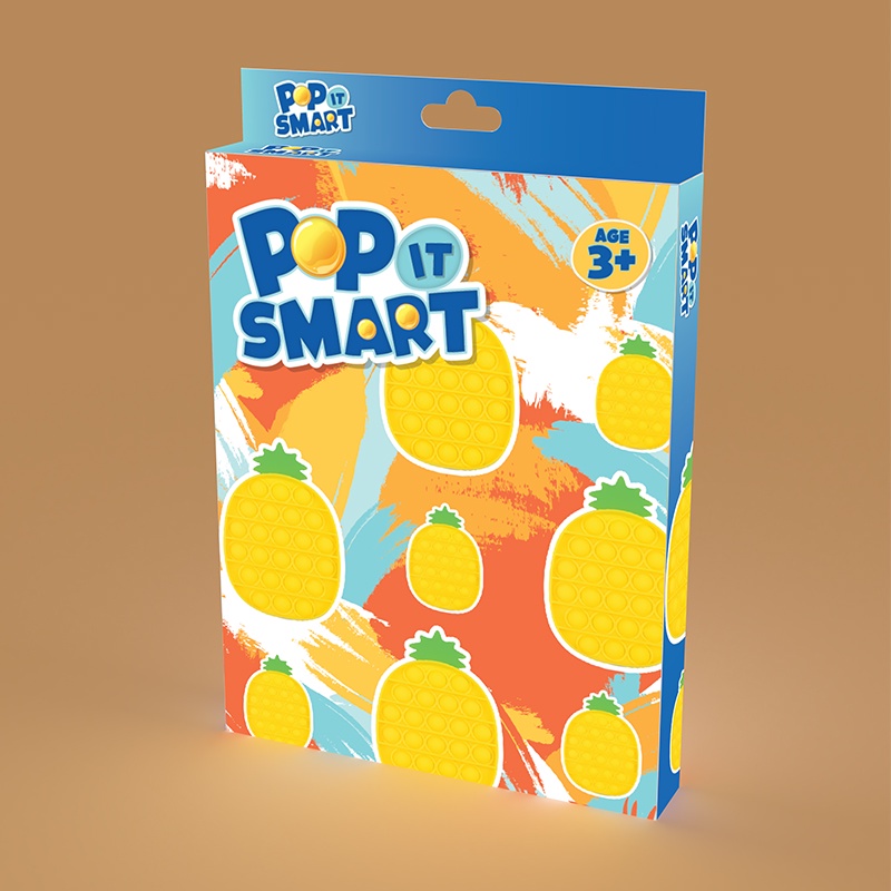 Đồ Chơi Pop It Smart Hình Quả Dứa Màu Vàng PAP/POP01/YEL