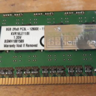 Ram server tháo net 8g dr3 kingston bus 1600