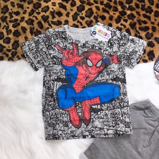 Bộ nhện lửng comic kèm nón 3D cho bé trai 11-30kg