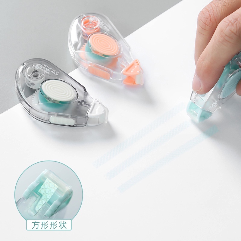 Cuộn Băng Keo Hai Mặt Trong Suốt Nhiều Màu 5M*5MM