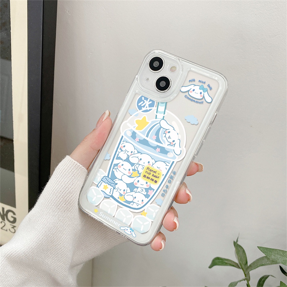 Ốp Điện Thoại Trong Suốt In Hình Cinnamoroll / Không Gian Cho iPhone 13 12 11 X XS Pro Max XR 7 8 Plus