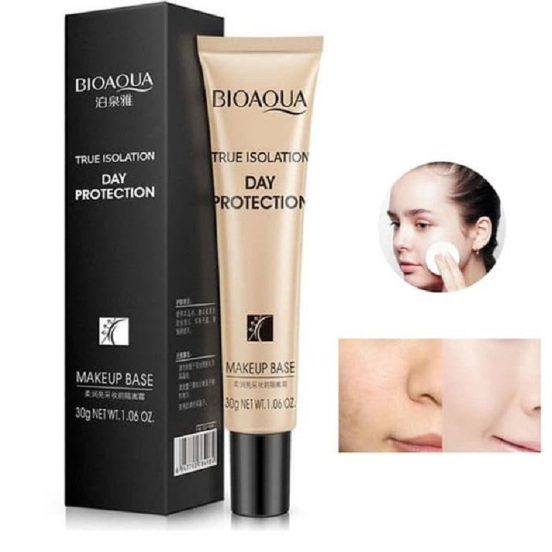 Kem lót trang điểm đa năng Bioaqua True Isolation Make Up Base kem lót giúp che khuyết điểm ZENTOP