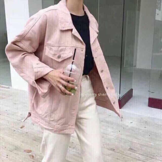 Áo Khoác kaki Jean form rộng Unisex nhiều màu TRA269