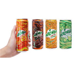 Combo 4 lon Nước mirinda nhiều vị