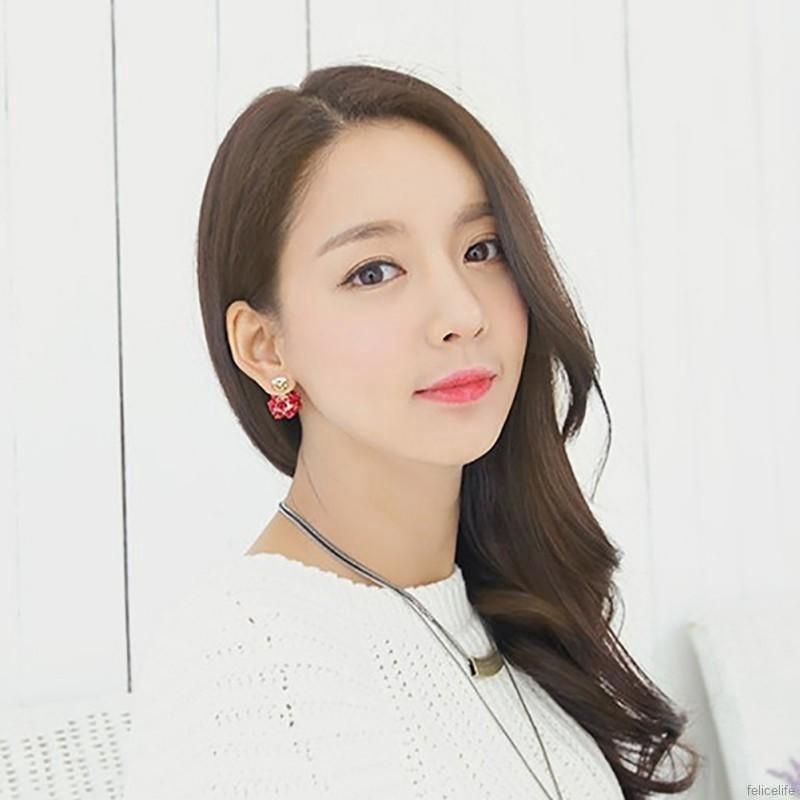 Khuyên tai hoa hồng thời trang cho nữ