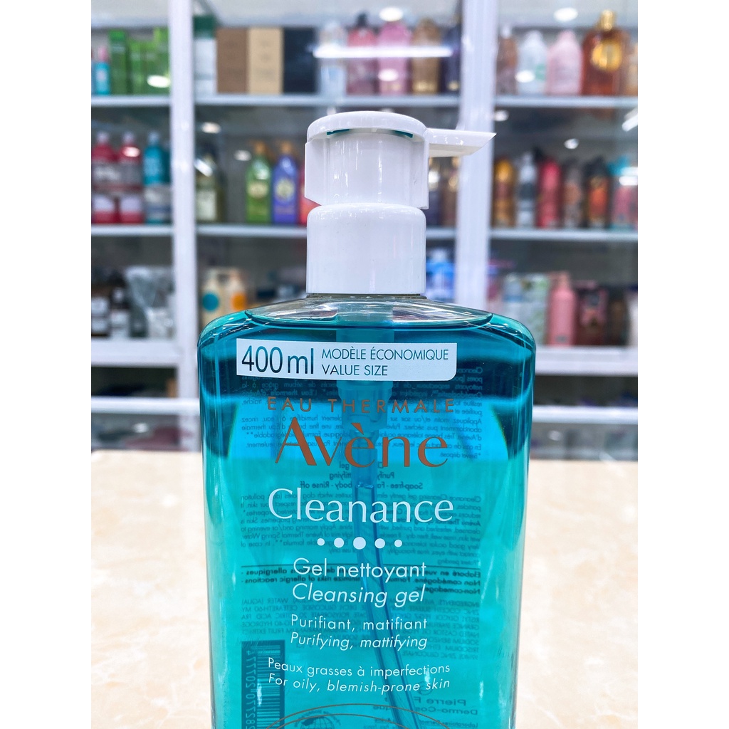 Sữa Rửa Mặt Dạng Gel Dành Cho Da Dầu Mụn Avène Cleansing Gel 400mL