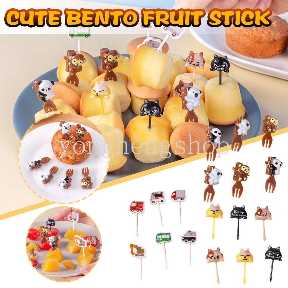 Set 6 Nĩa Ăn Trái Cây Hình Gấu Koala Dễ Thương