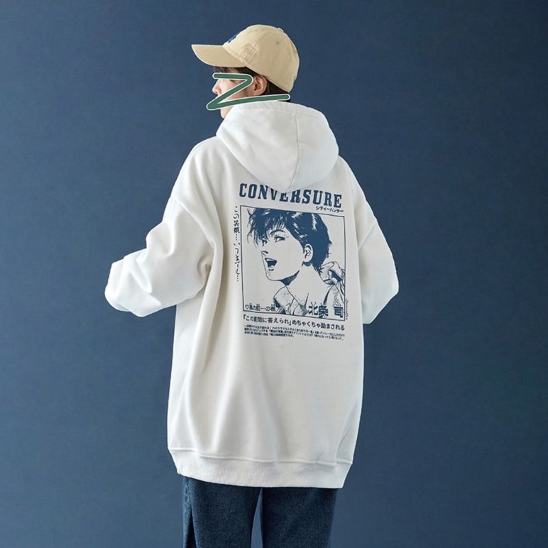 Áo Hoodie Hoạt Hình Mẫu Mới Hot Trends, Áo Hoodie Convert Tay Bồng Form Thụng Mũ 2 Lớp Dày Dặn, Phong Cách Trẻ Trung