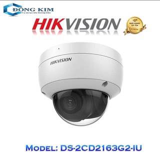 Camera ip hikvision ds-2cd2163g2-iu dome hồng ngoại 6.0 megapixel hàng chính hãng bh 2 năm